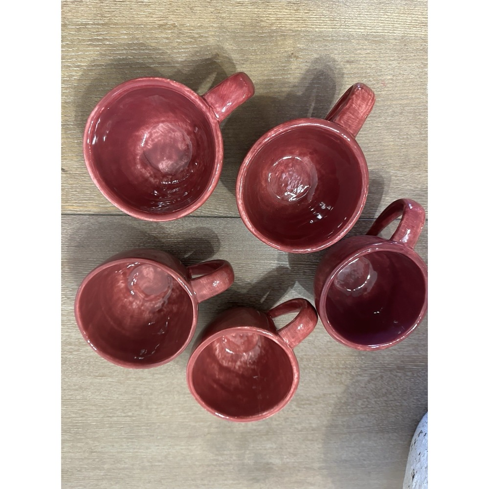 5- Pottery Barn Sausalito Terracotta Color Oversized Coffee/Tea Cup 12oz - Picture 3 of 7
